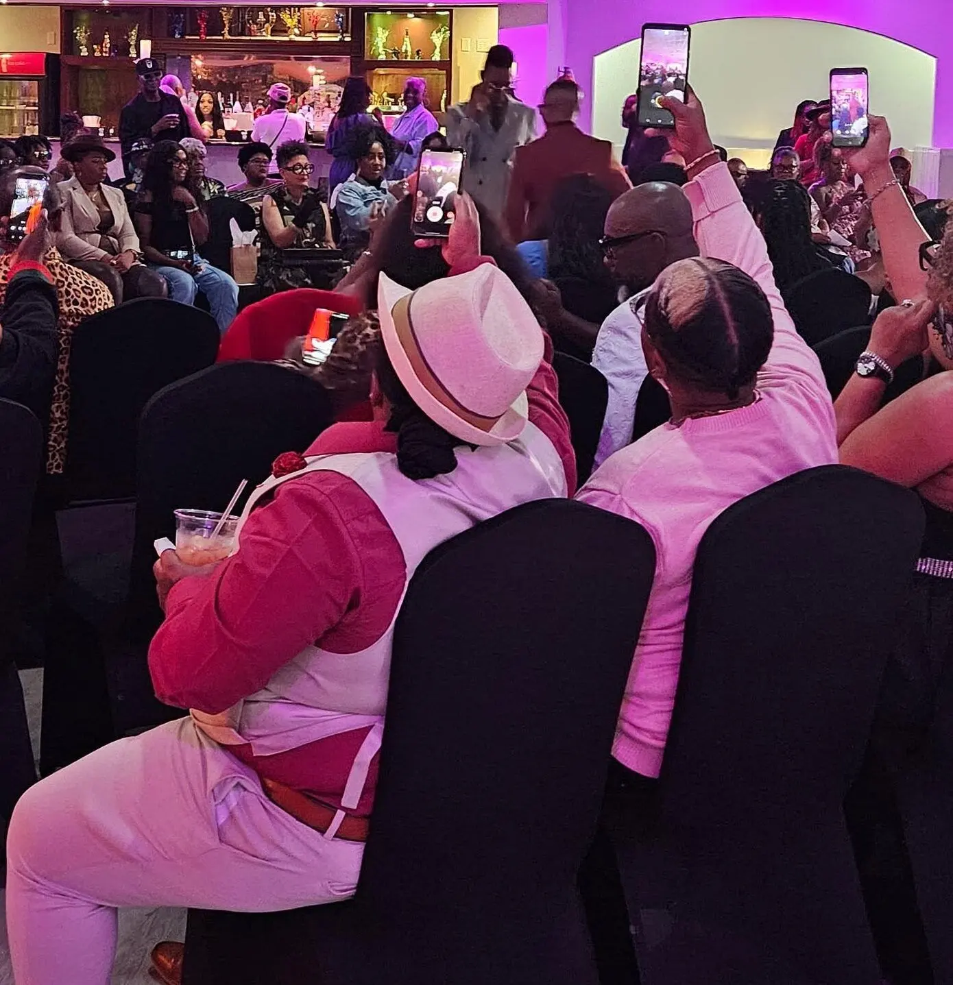 A full house of guests at a party at The Heights, Birmingham